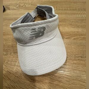 New Balance Gray Textured Visor